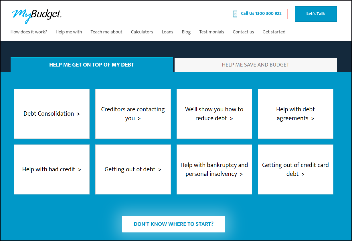 MyBudget provides practical support for consumers looking for help with their money